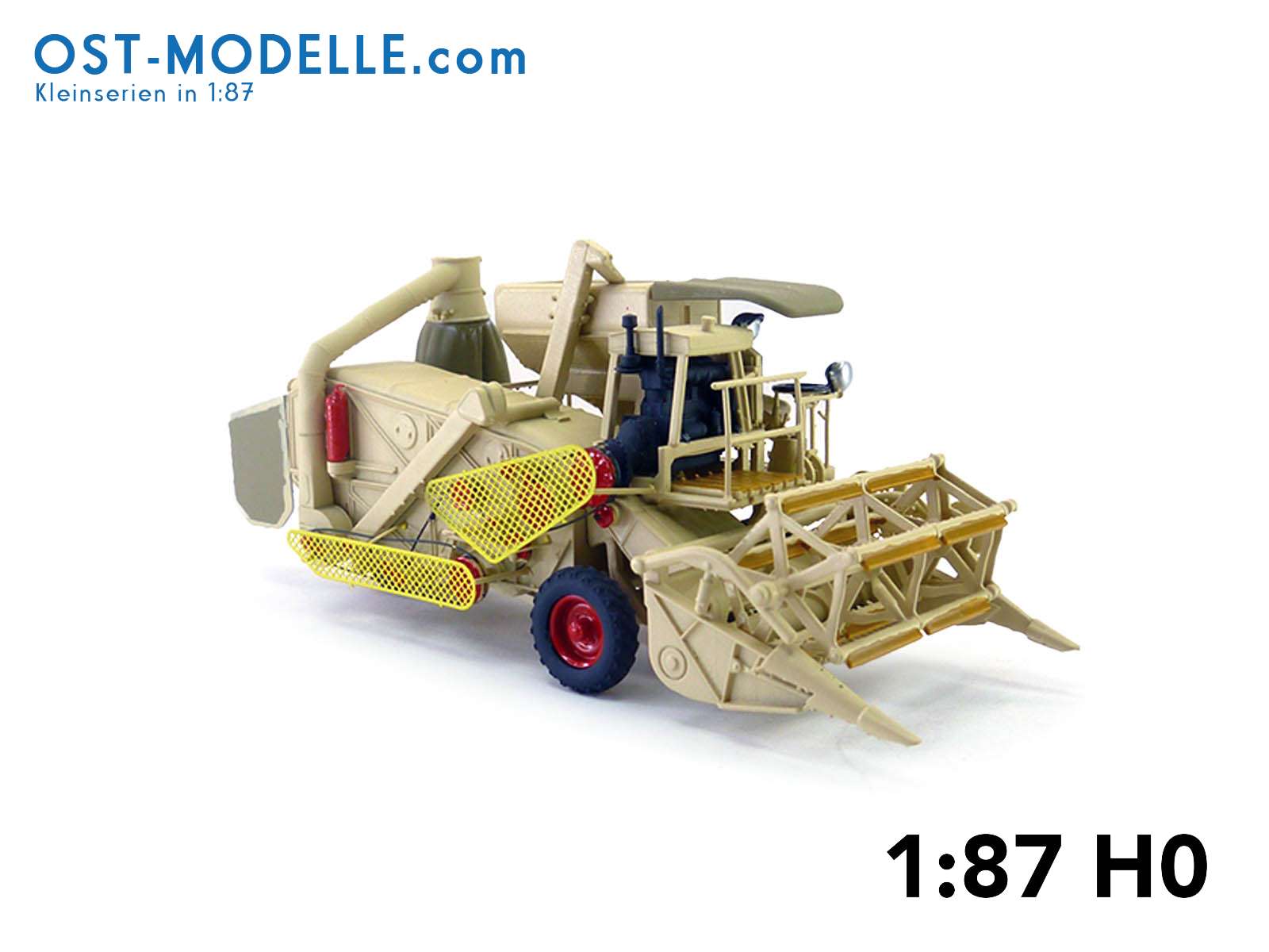 Mähdrescher E175 mit Spreusack beige